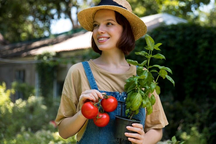 plantar tomates em vasos