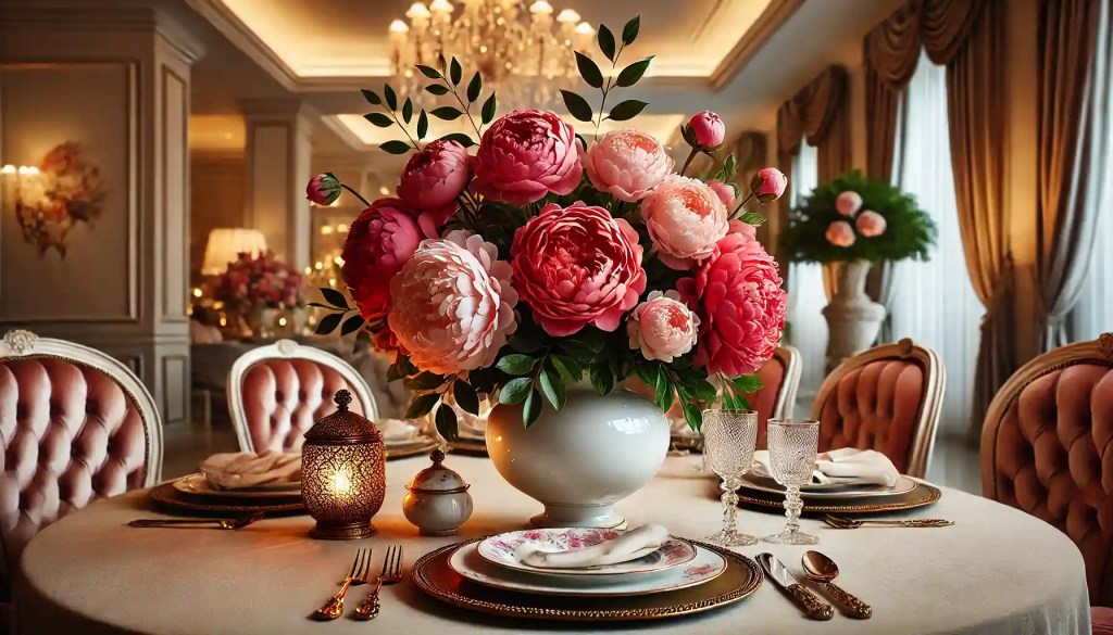 Como a peônia pode ser usada em arranjos sofisticados e duradouros