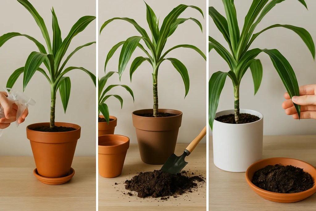 4 erros com o pau-d’água (Dracaena fragrans) que prejudicam suas raízes