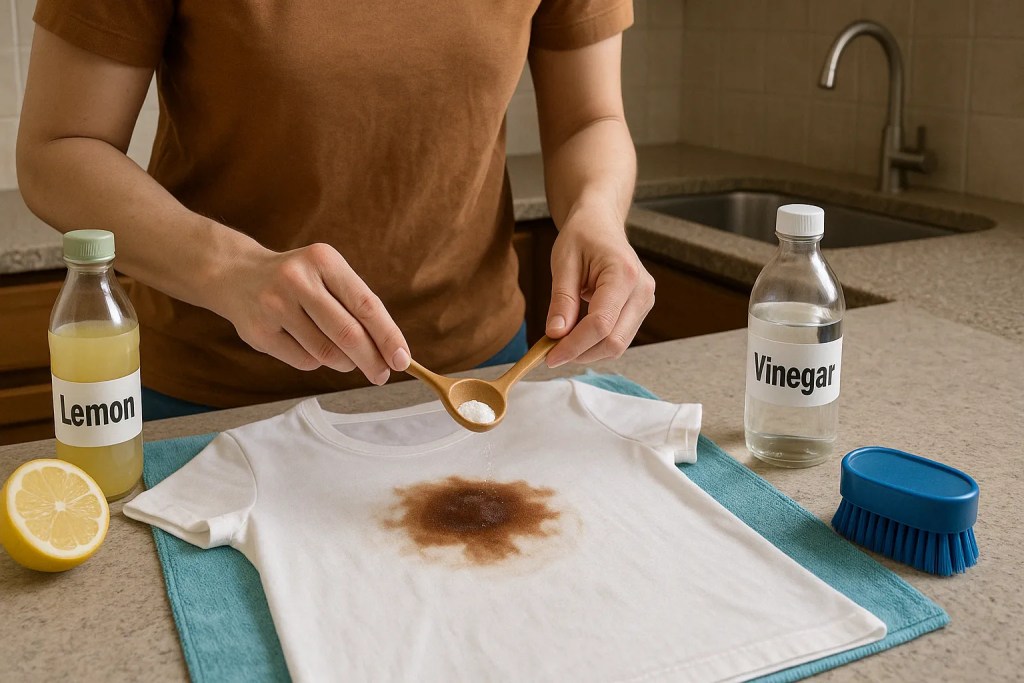 Como remover manchas difíceis em poucos minutos com ingredientes simples