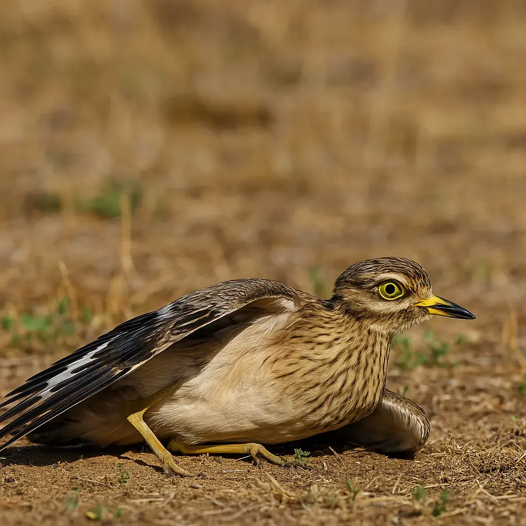 Esse pássaro finge estar ferido só para enganar predadores