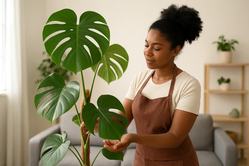 3 erros que impedem a monstera deliciosa de se desenvolver bem no vaso