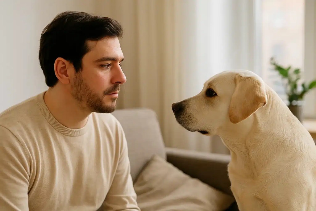 Por que seu cachorro te olha tanto