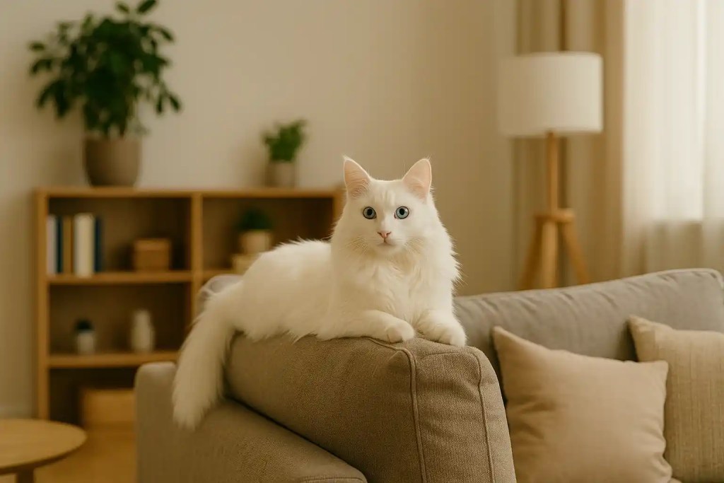 5 jeitos do gato Angorá transformar qualquer lar num ambiente mais acolhedor