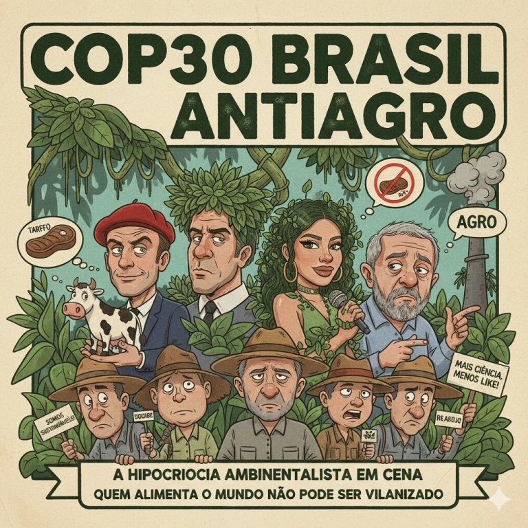 COP30 Brasil AntiAgro O Ataque e a Hipocrisia Contra o Setor Rural
