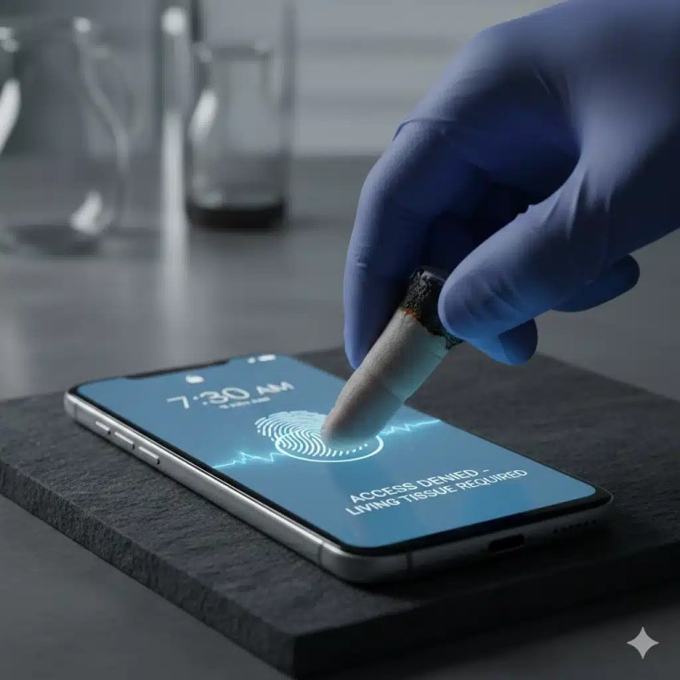 Biometria Post-Mortem e o acesso ao celular de um cadáver.
