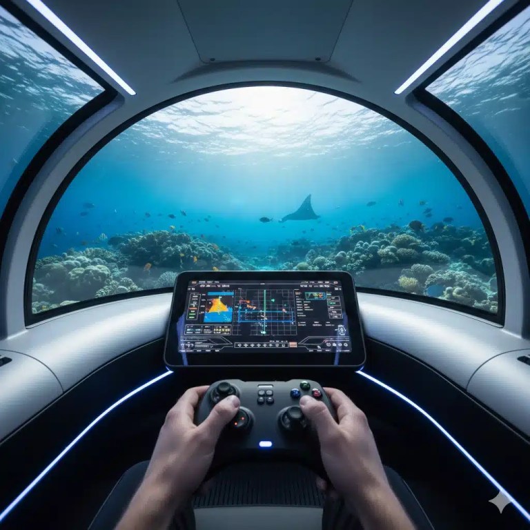 A revolução do submarino recreativo que parece um videogame