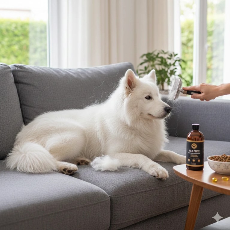 Vitamina para queda de pelo de cachorro: evite gastos extras