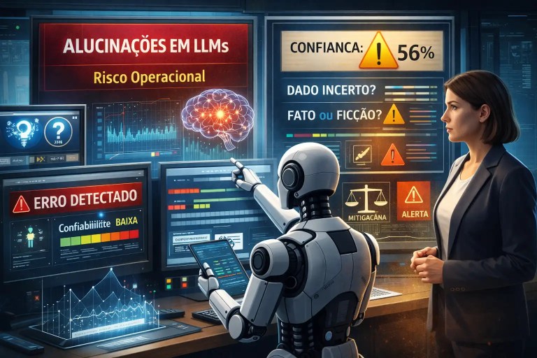 Alucinações em LLMs elevam risco operacional nas empresas