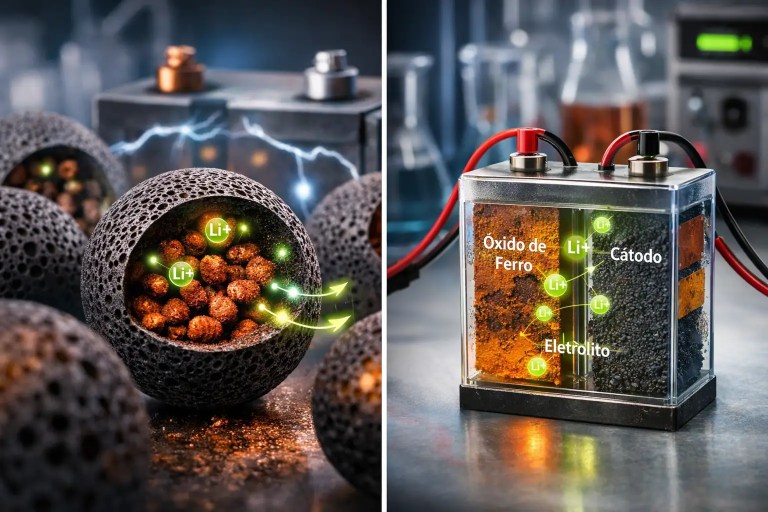 Bateria de ferrugem corta custos e desafia baterias caras