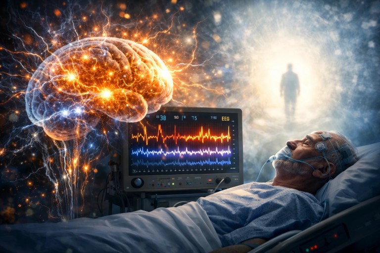 Conexão cerebral antes da morte surpreende cientistas