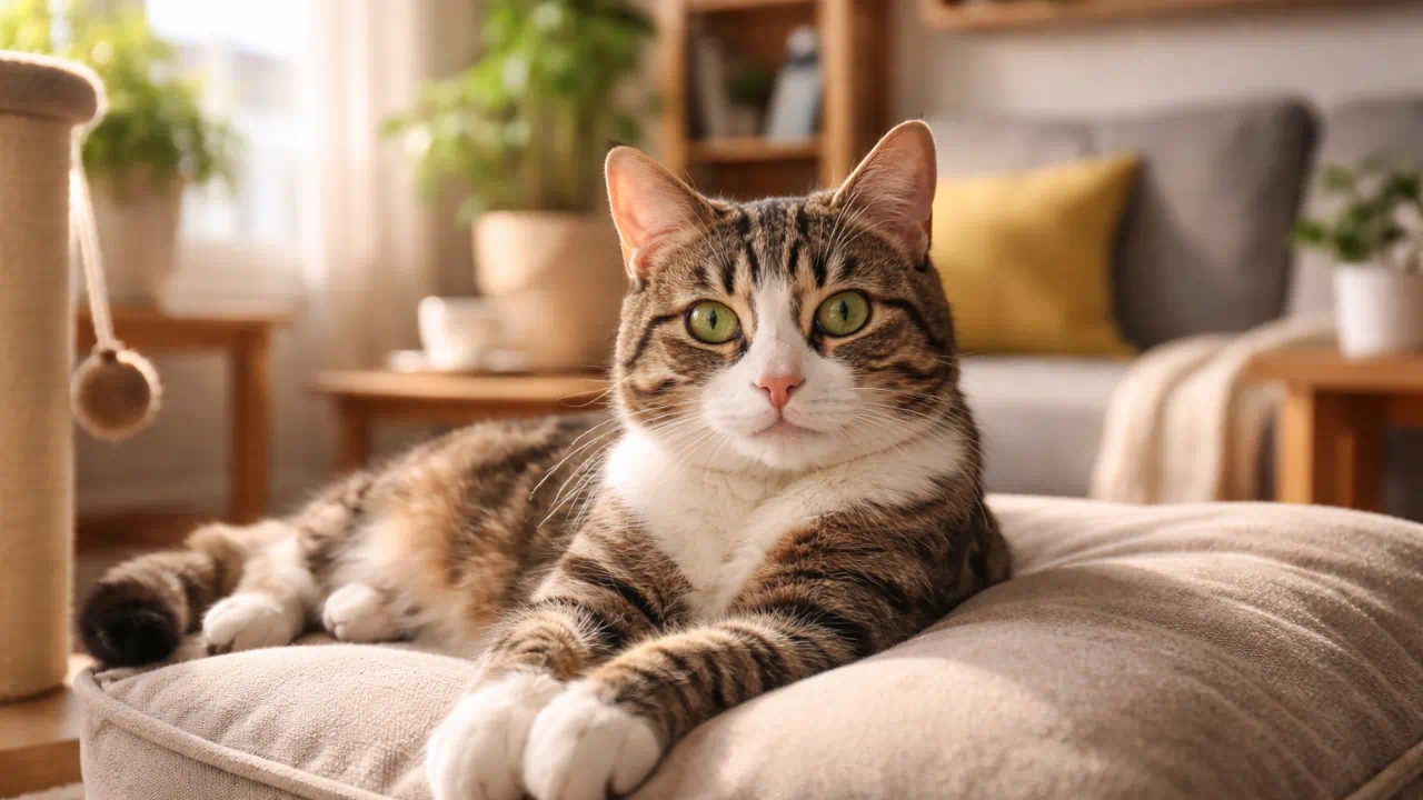 Detalhes da rotina ajudam o gato a ficar mais tranquilo mesmo em apartamentos pequenos