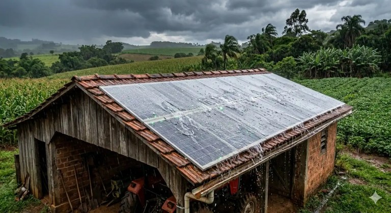 O segredo da energia da chuva que a indústria solar não conta