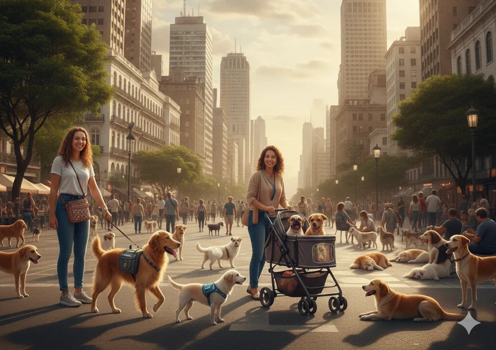 População de cães no Brasil dispara e gera R$ 80 bilhões