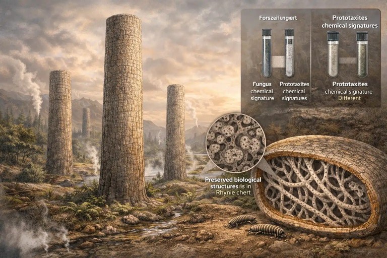 Prototaxites desafia cientistas há 160 anos