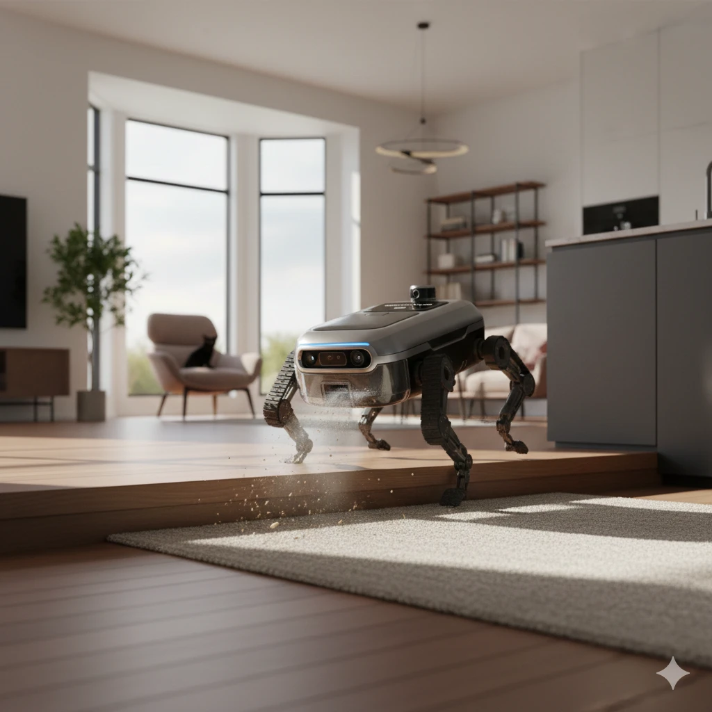 Roborock Saros Rover: O robô que finalmente sobe escadas sozinho