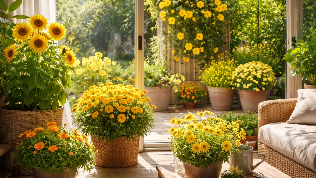 6 plantas com flores amarelas intensas que trazem energia e luminosidade ao ambiente