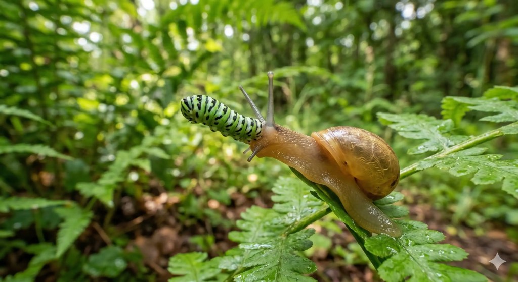 A descoberta bizarra do Leucochloridium paradoxum nos jardins