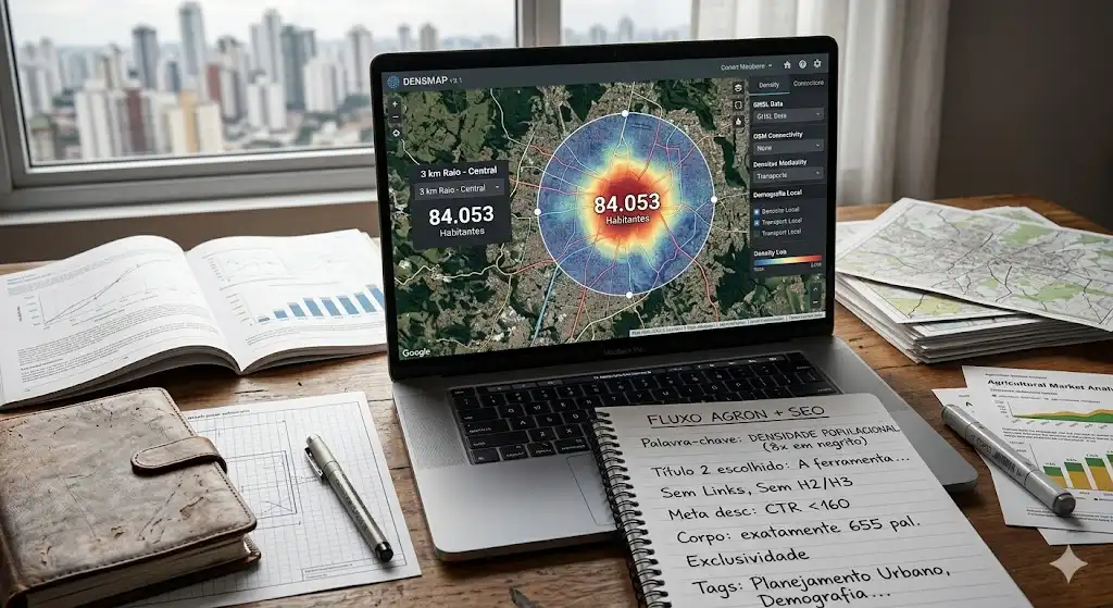 A ferramenta que revela a densidade populacional vizinha