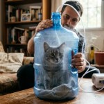 Asma felina: O segredo do vídeo do gato no garrafão viral