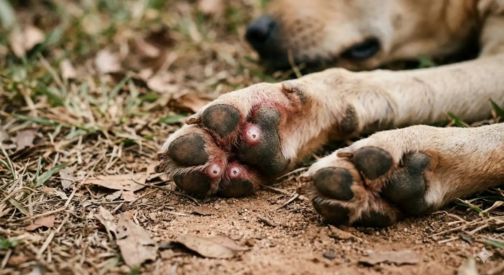 Bicho-de-pé em cachorro: o segredo oculto sob a pele do pet