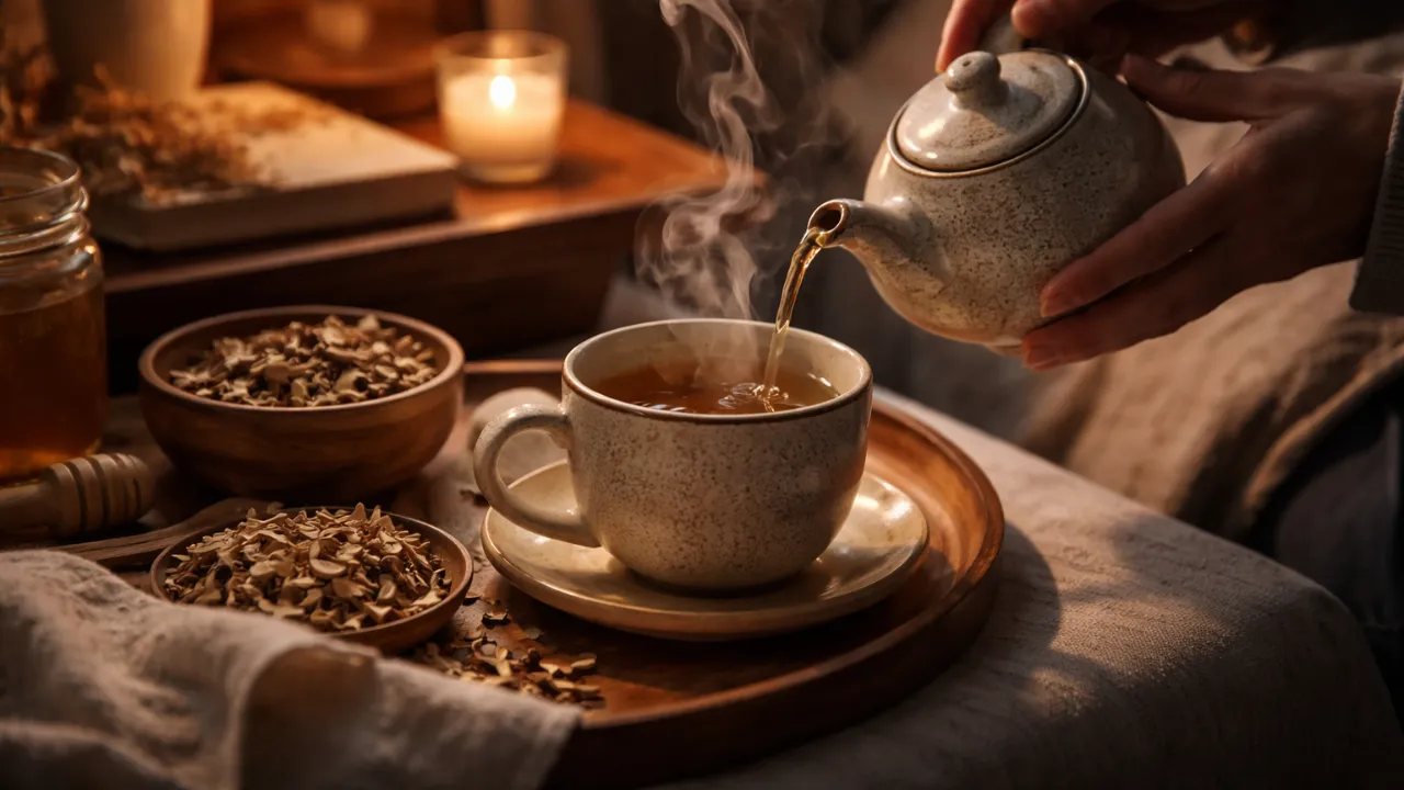 Chá de mulungu: 6 efeitos calmantes que ajudam a desacelerar a mente antes de dormir