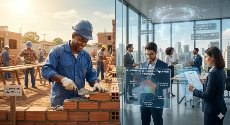 IA no mercado de trabalho Por que pedreiros estão salvos