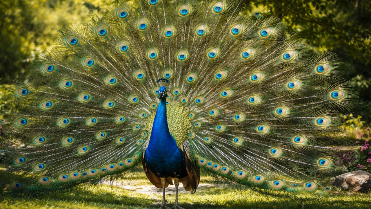 O comportamento “vaidoso” dos pavões tem uma função inesperada na proteção do território