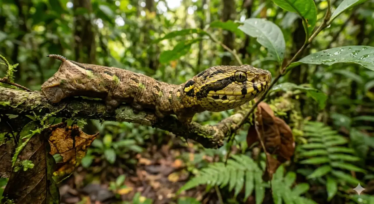 O segredo evolutivo da oruga cabeça de serpente revelado