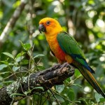 Pássaro Jandaia: o segredo das cores e do seu canto