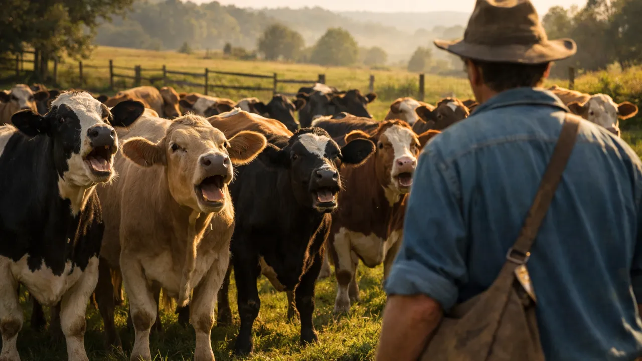 Por que algumas vacas começam a mugir sempre que veem certas pessoas chegando
