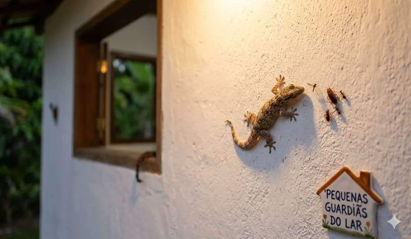 Lagartixa-doméstica: O inseticida gratuito que economiza seu dinheiro