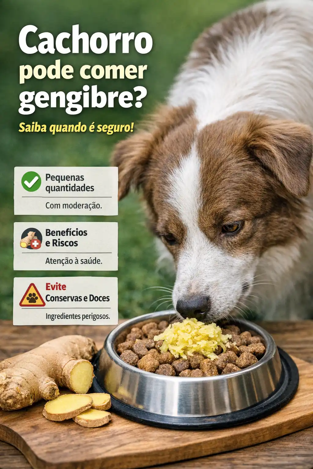Cachorro pode comer gengibre? Evite prejuízos à saúde