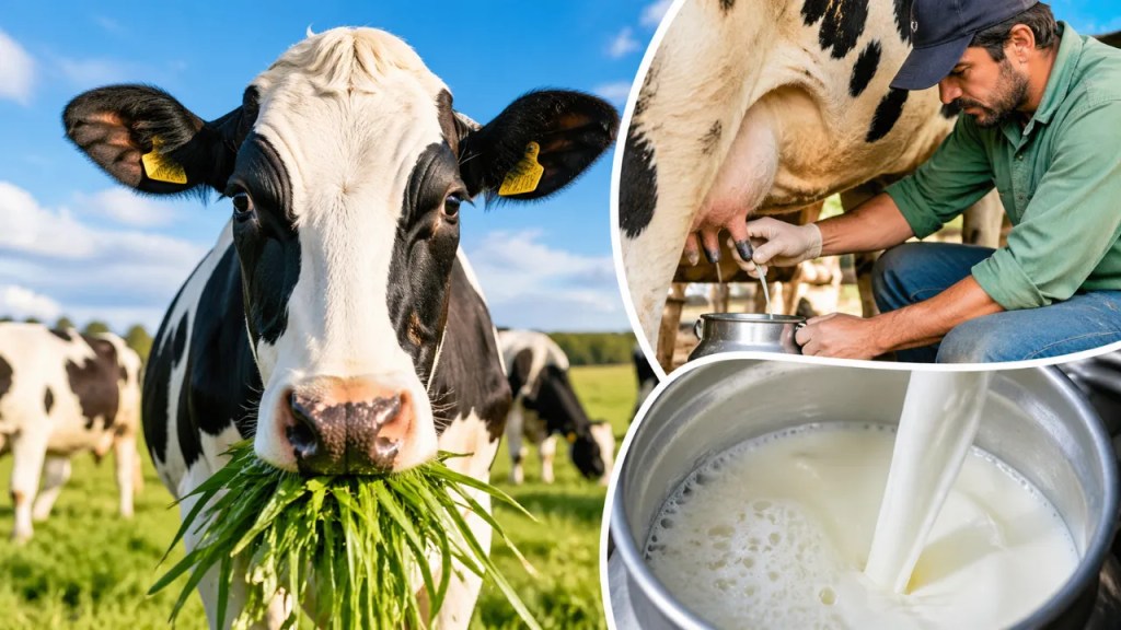 Como o sistema digestivo da vaca transforma capim em energia de alta eficiência