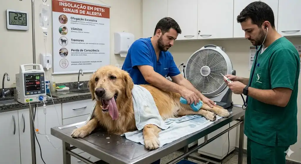 Insolação em pets: o prejuízo fatal que o calor pode causar.