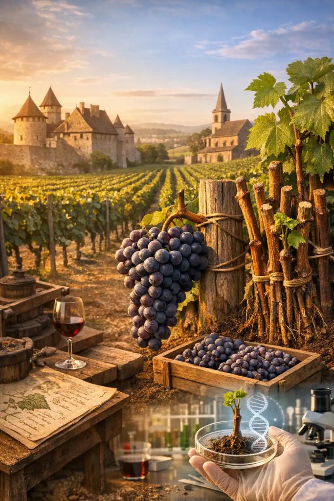 Pinot Noir revela segredo medieval que surpreende cientistas