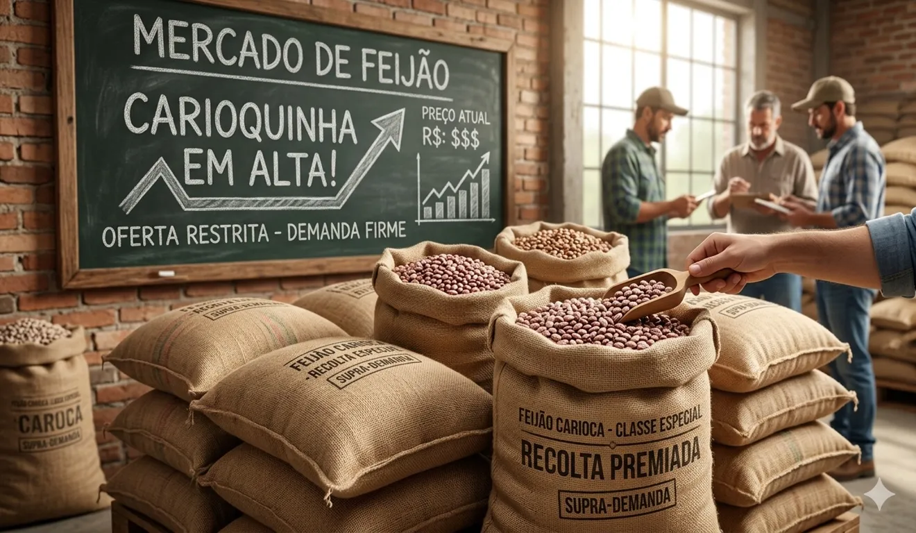 Feijão carioca em alta: Preços disparam com falta de grãos