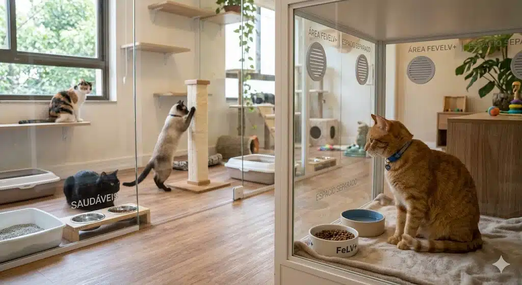 Convivência de gatos com FeLV traz prejuízo no bolso