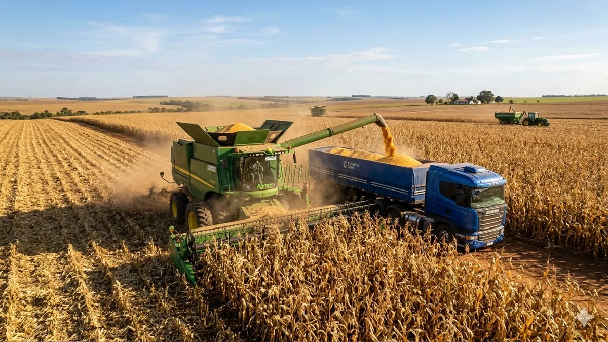 Colheita do milho safrinha: Diesel sobe 16% e milho despenca 18%