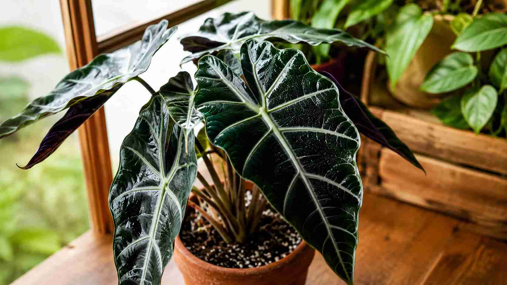 Alocasia-Polly: 4 cuidados com solo, umidade e iluminação que ajudam a manter folhas impecáveis e aquele visual exótico que chama atenção