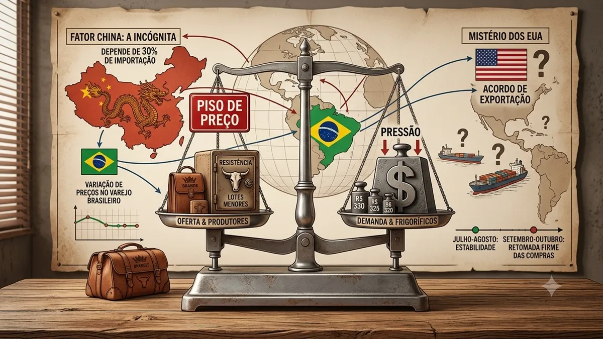 Mercado da Carne Bovina: Queda de braço e o piso dos preços