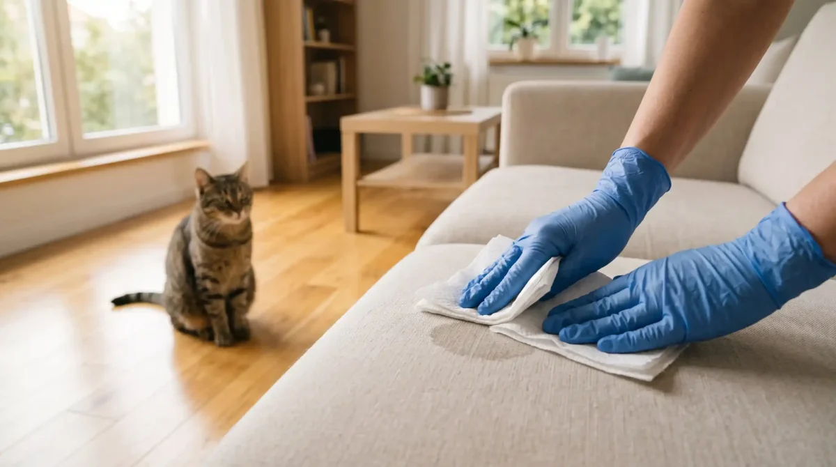 Como tirar cheiro de xixi de gato: saiba o que usar em cada superfície sem estragar estofados e pisos